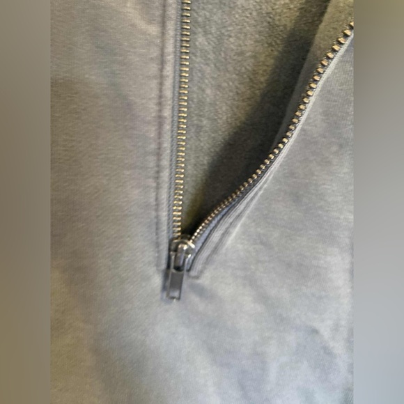 NEW SKIMS boyfriend fleece oversized Half-Zip pullover - Picture 5 of 9